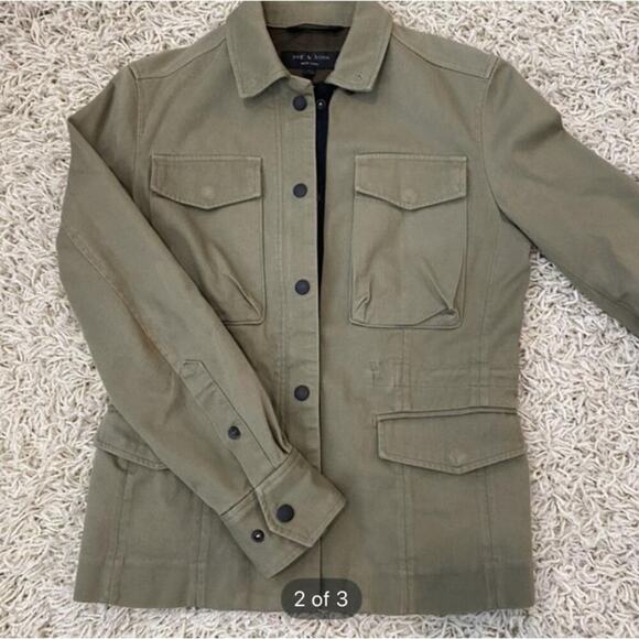 (4) $395 Rag & Bone M65 Field Jacket in Green Moss - Picture 5 of 6